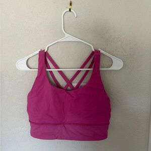 lululemon athletica Pink Strappy Sports Bra